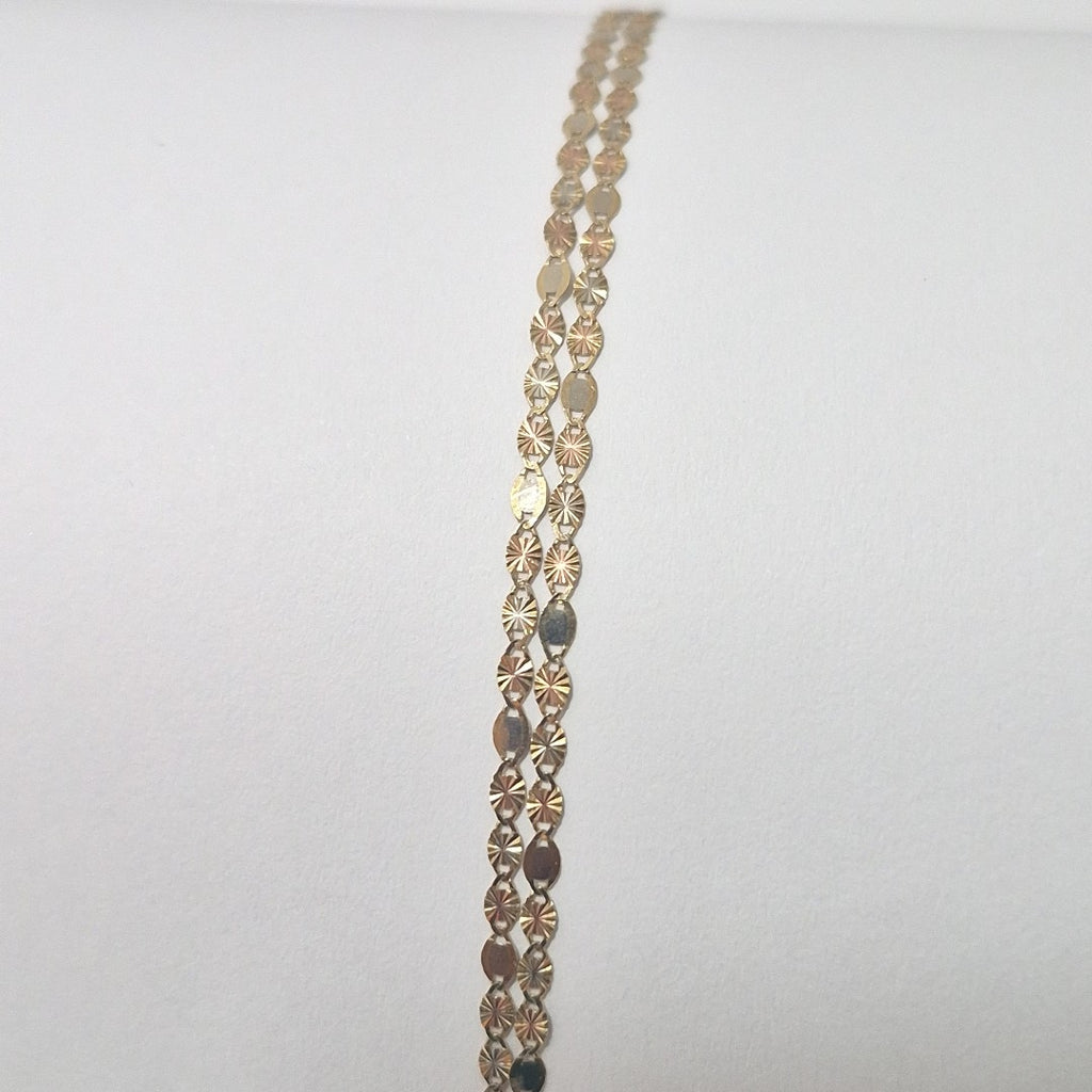 CADENA ORO, ORO COMBINADO 14 K 1.7 GRMS (SEMINUEVO)