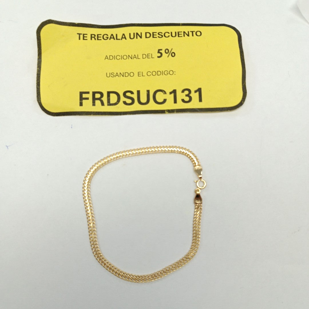 PULSERAS CABALLERO ORO 10K 1.9 (NUEVO)