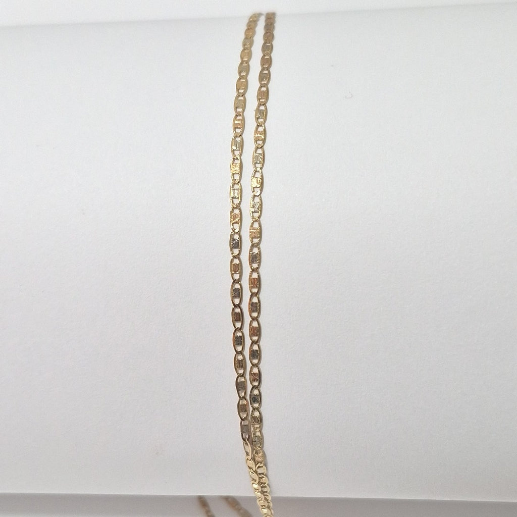CADENA ORO, ORO COMBINADO 10 K 2.2 GRMS (SEMINUEVO)
