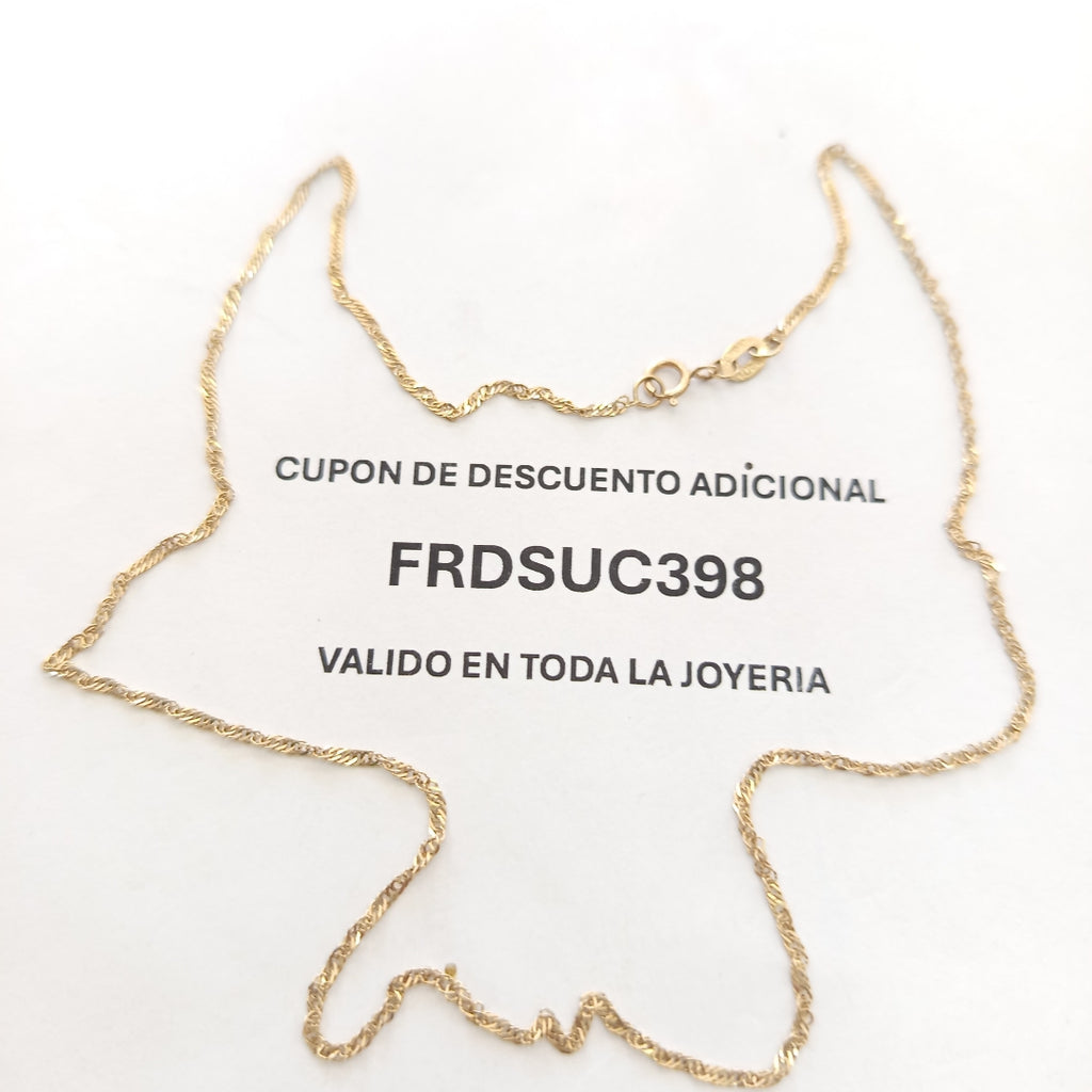CADENA ORO 10 K 1.4 GRMS (SEMINUEVO)