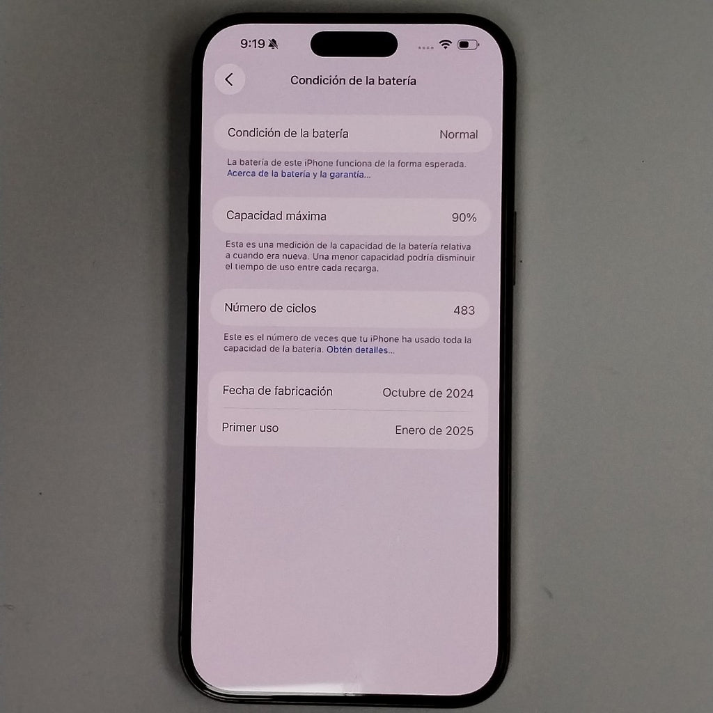 CELULAR APPLE IPHONE 16 PRO MAX A3295 (2024) 512 GB 8 GB RAM (SEMINUEVO)