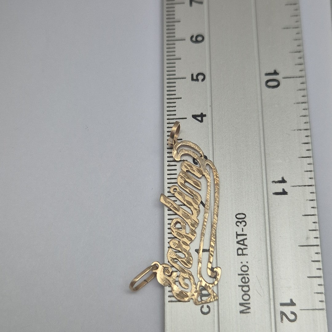 DIJE ORO,RODIADO 14 K 1,60 GRMS (SEMINUEVO)