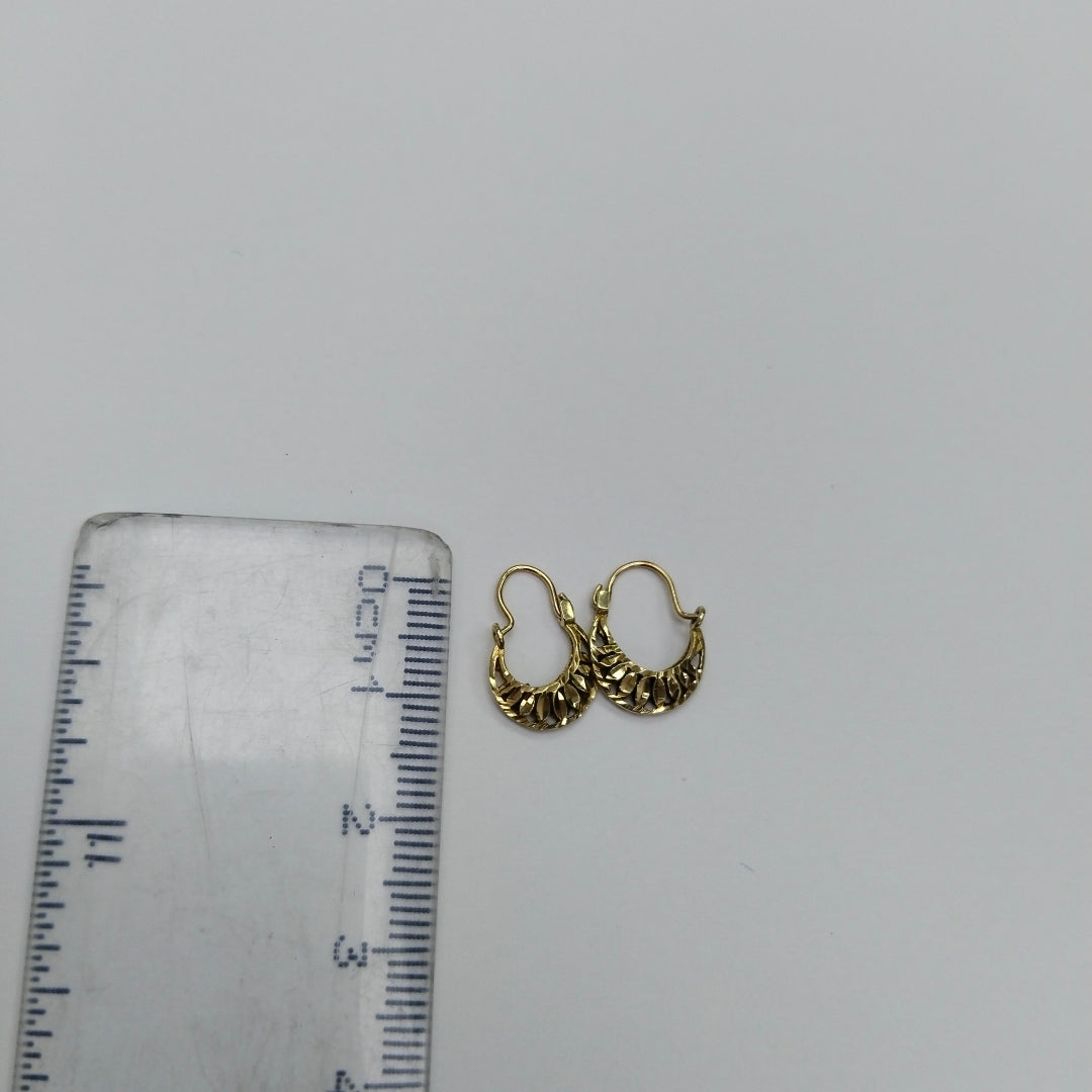 ARRACADAS PAR ORO 10 K 0,70 GRMS (SEMINUEVO)