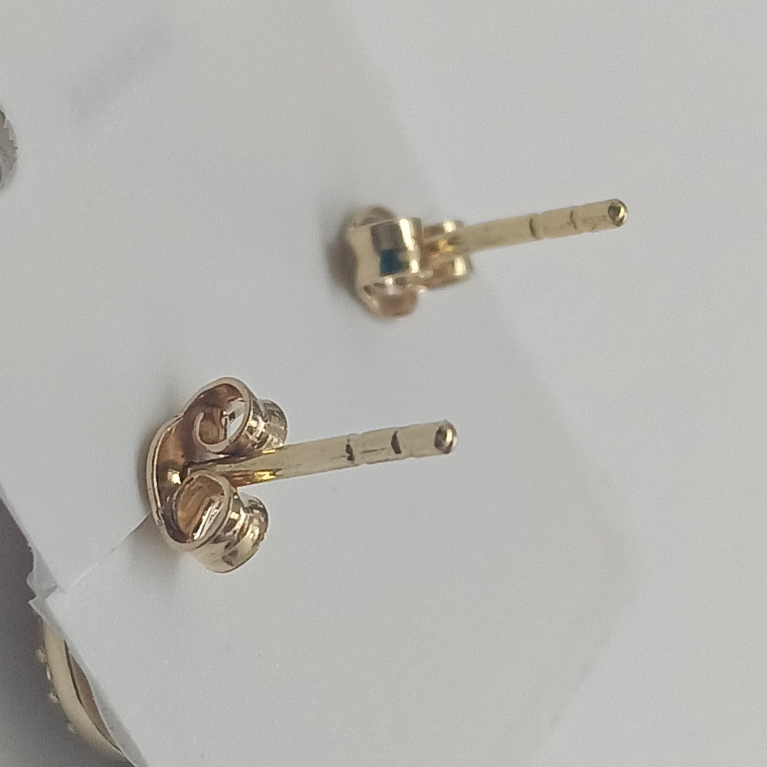 BROQUELES ORO 14K 1.9 (NUEVO)