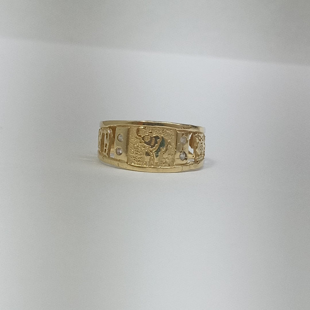 ARGOLLA DE LA SUERTE ORO 14 K 2,90 GRMS (SEMINUEVO)