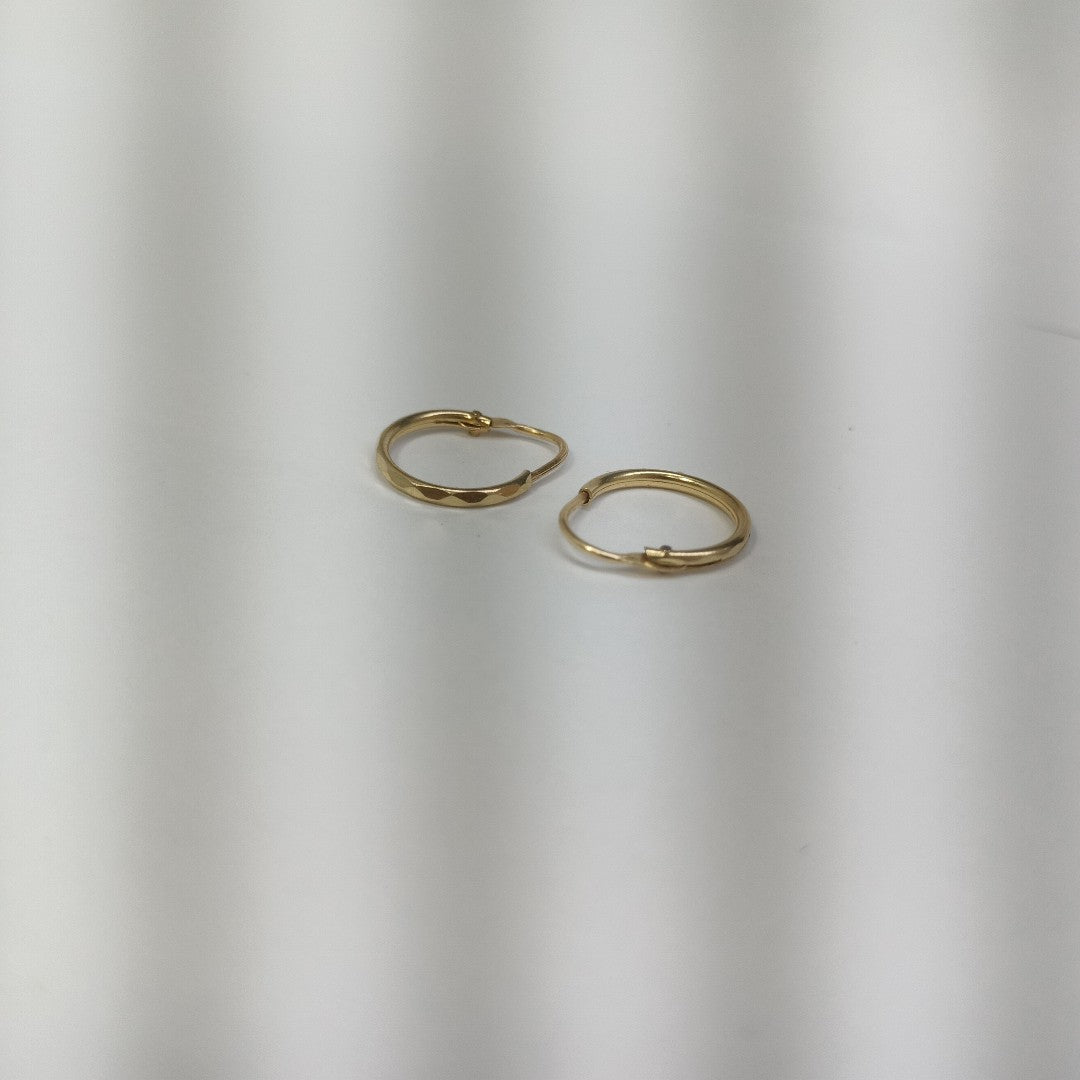 ARRACADAS PAR ORO 10 K 0.6 GRMS (SEMINUEVO)