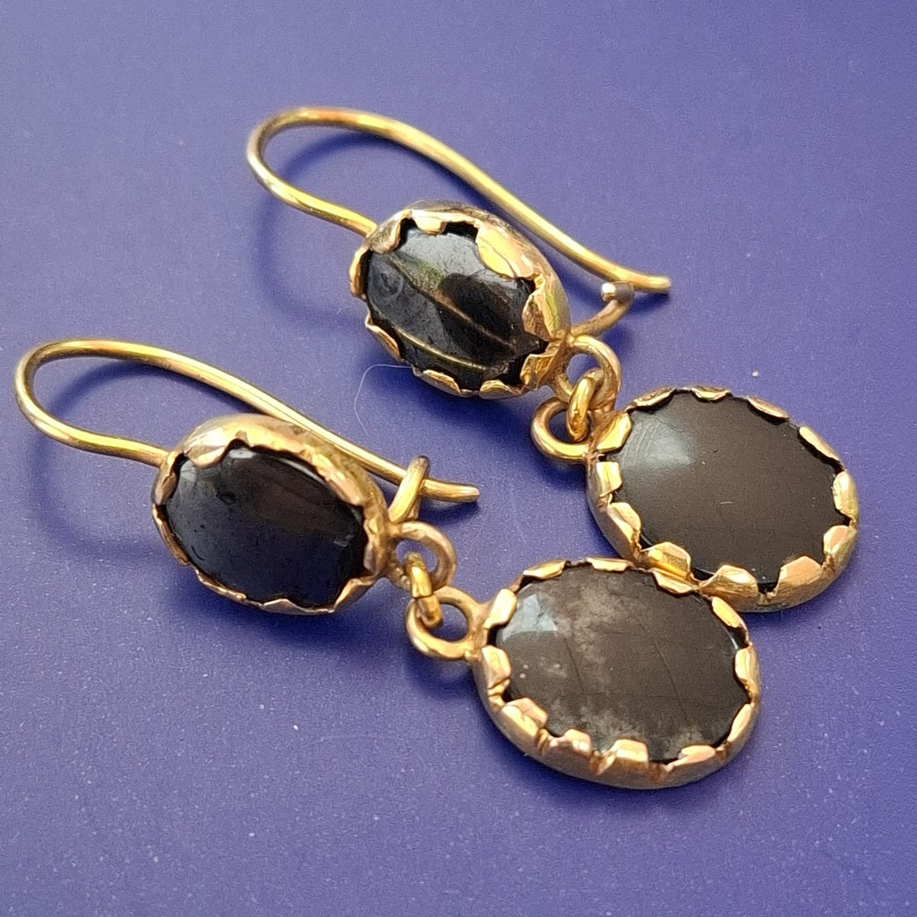 ARETES PAR ORO 14 K 4,60 GRMS (SEMINUEVO)