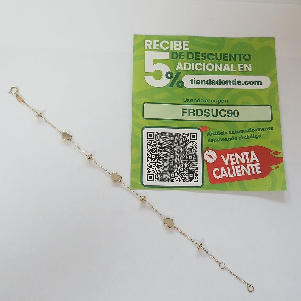 PULSERAS DAMA ORO 14K 1.4 (NUEVO)