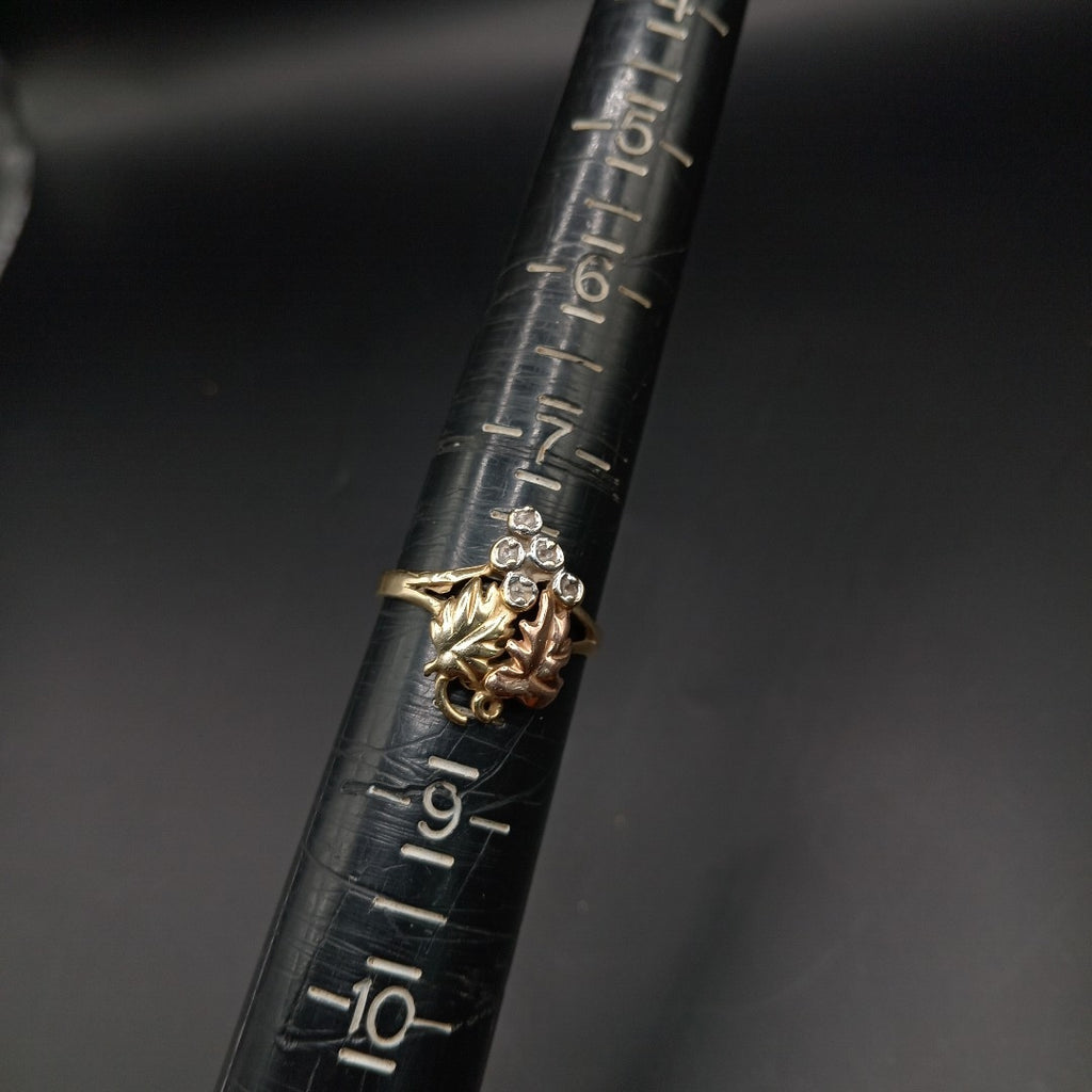 ANILLITO ORO, ORO COMBINADO 14 K 3.3 GRMS (SEMINUEVO)