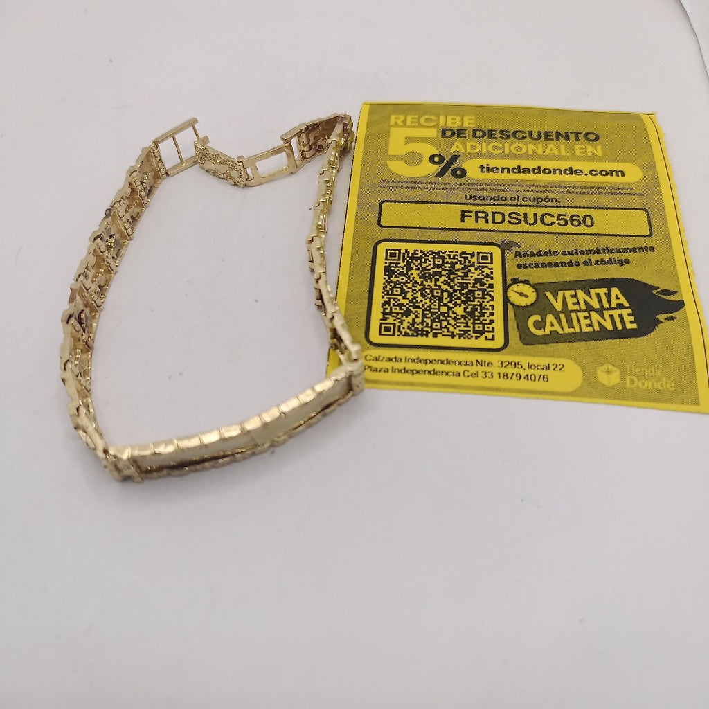 ESCLAVA ORO 10 K 17.5 GRMS (SEMINUEVO)