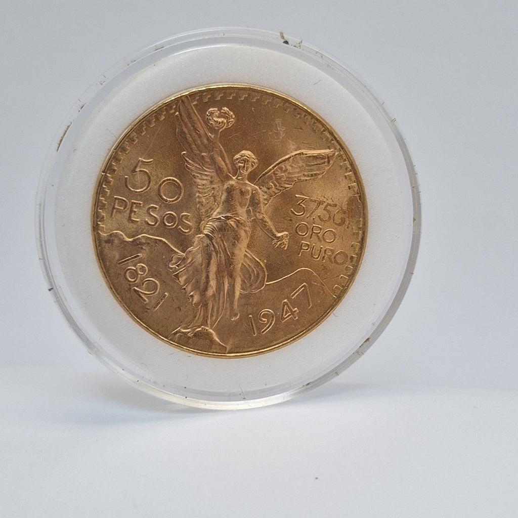 K1 41,60 GRMS 21 K IDENTIFICACIÓN MONEDA NOMINATIVA MONEDAS PESOS 50 PESOS (SEMINUEVO)