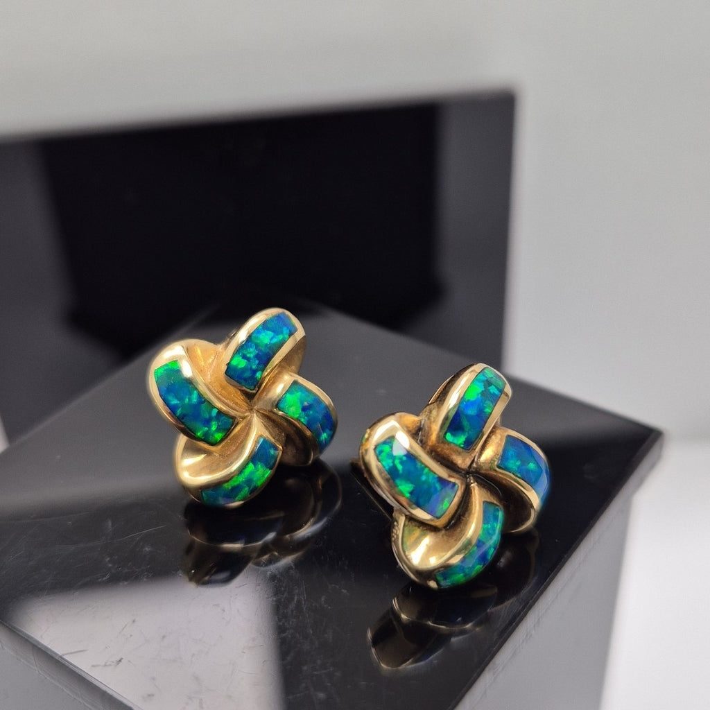BROQUELES PAR ORO 14 K 6,30 GRMS (SEMINUEVO)