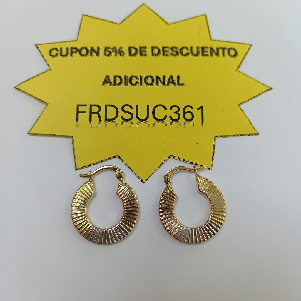 ARRACADAS ORO 14K 1.9 (NUEVO)