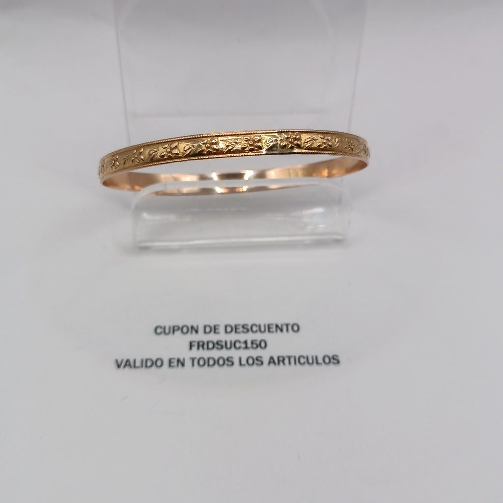 PULSERA RIGIDA ORO 8 K 7.6 GRMS (SEMINUEVO)