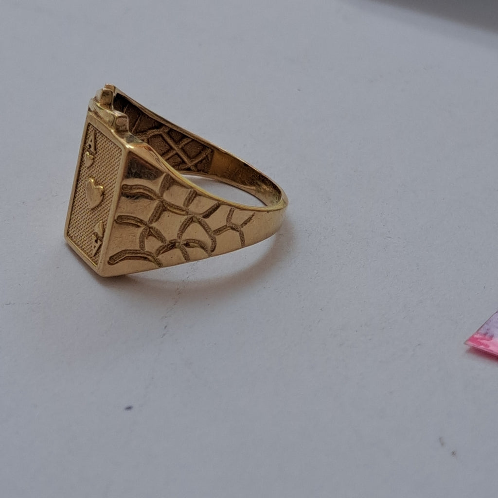 ANILLO ORO 14 K 5,50 GRMS (SEMINUEVO)