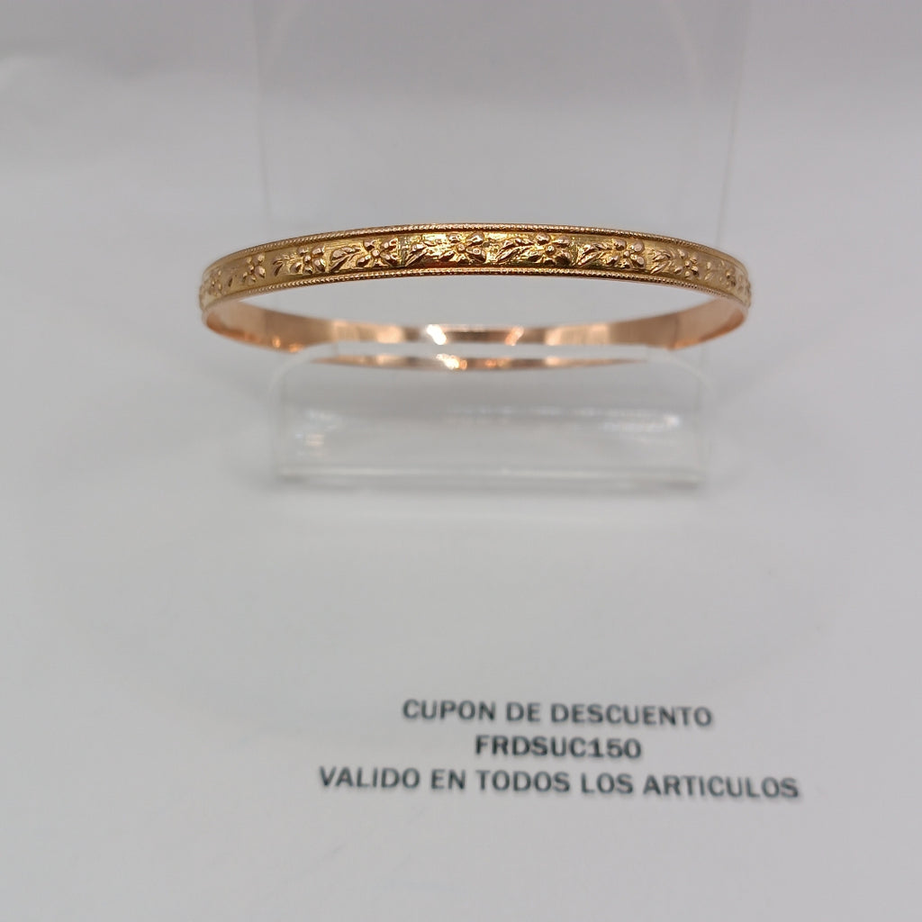 PULSERA RIGIDA ORO 8 K 7.9 GRMS (SEMINUEVO)