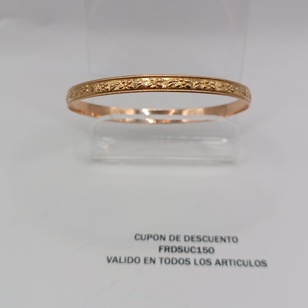 PULSERA RIGIDA ORO 8 K 7.9 GRMS (SEMINUEVO)