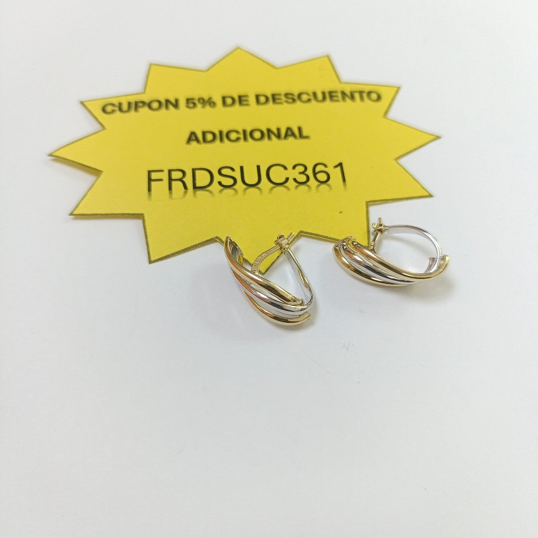 ARRACADAS ORO 14K 2 (NUEVO)