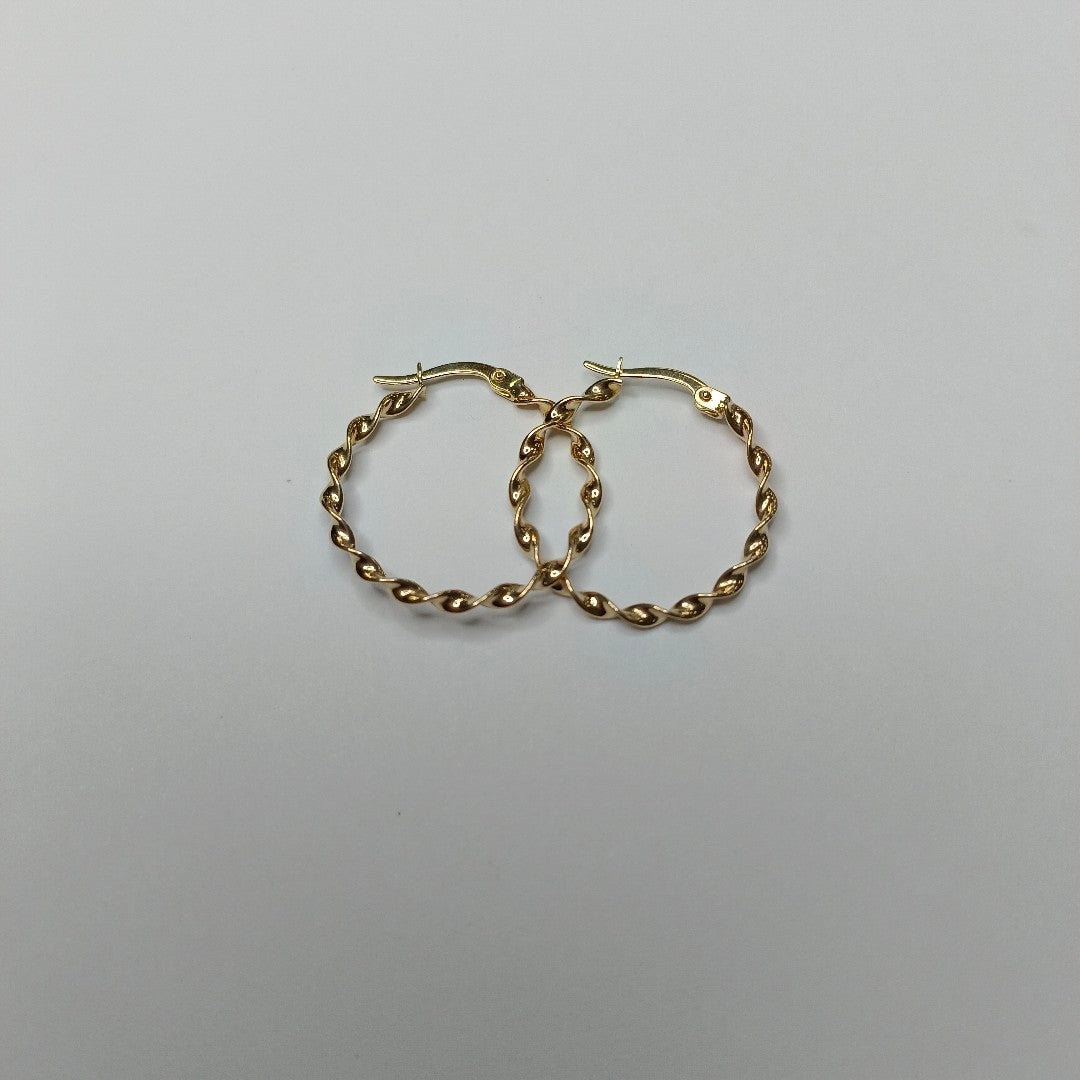ARRACADAS ORO 14K 1.5 (NUEVO)
