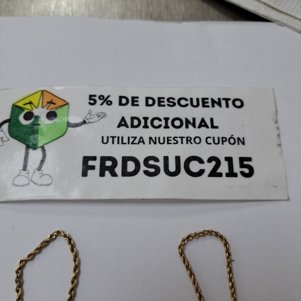CADENA ORO 14 K 8,90 GRMS (SEMINUEVO)