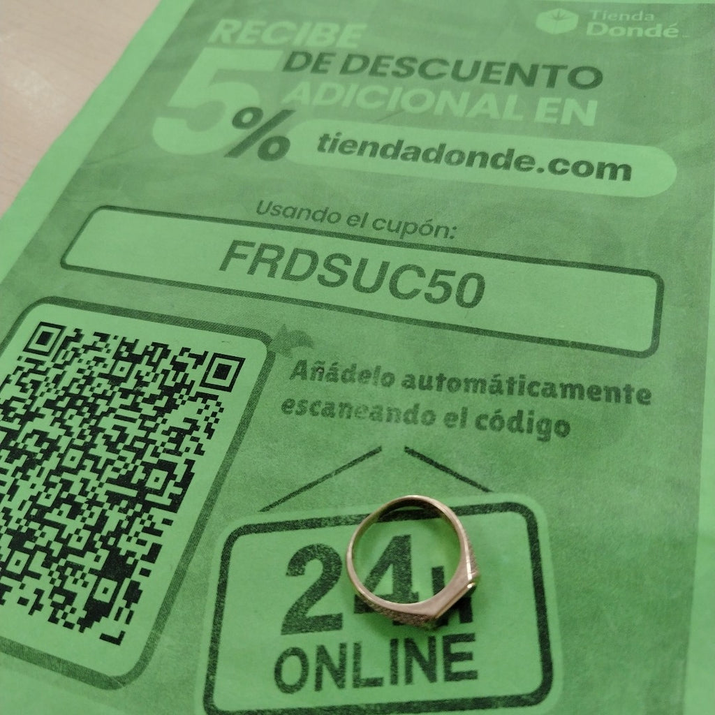 ANILLO ORO 10 K 4.6 GRMS (SEMINUEVO)