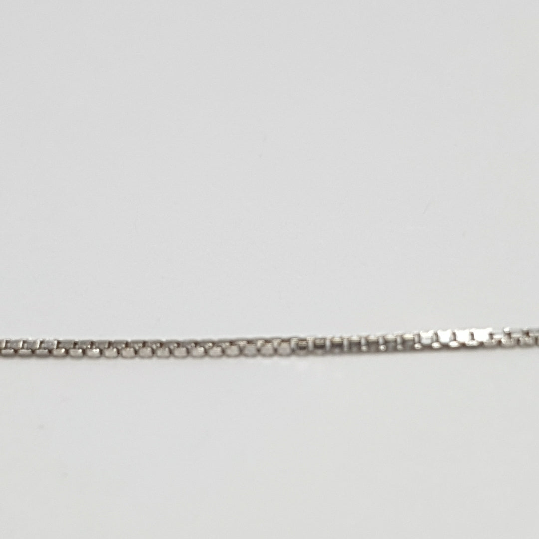 CADENA ORO BLANCO 18 K 1.3 GRMS (SEMINUEVO)