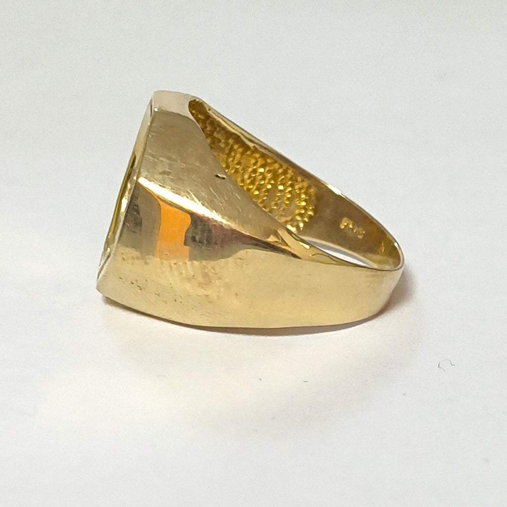 ANILLO ORO COMBINADO 10 K 5,90 GRMS (SEMINUEVO)