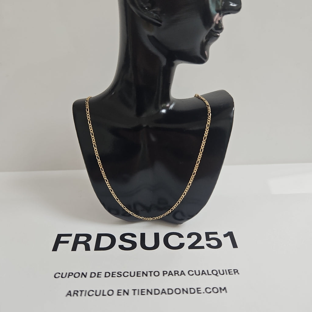CADENA ORO 14 K 1.6 GRMS (SEMINUEVO)