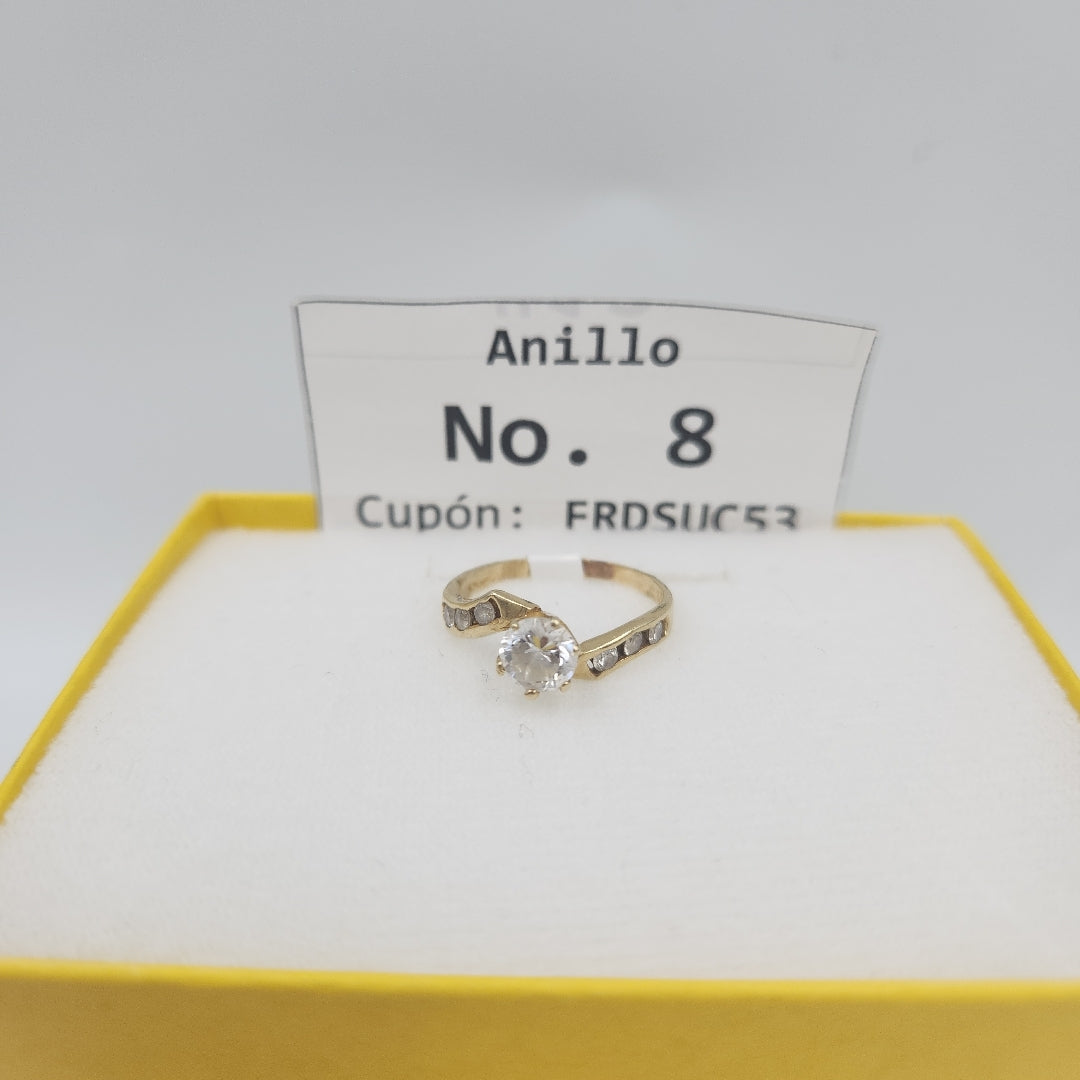 SOLITARIO ORO 14 K 2,60 GRMS (SEMINUEVO)