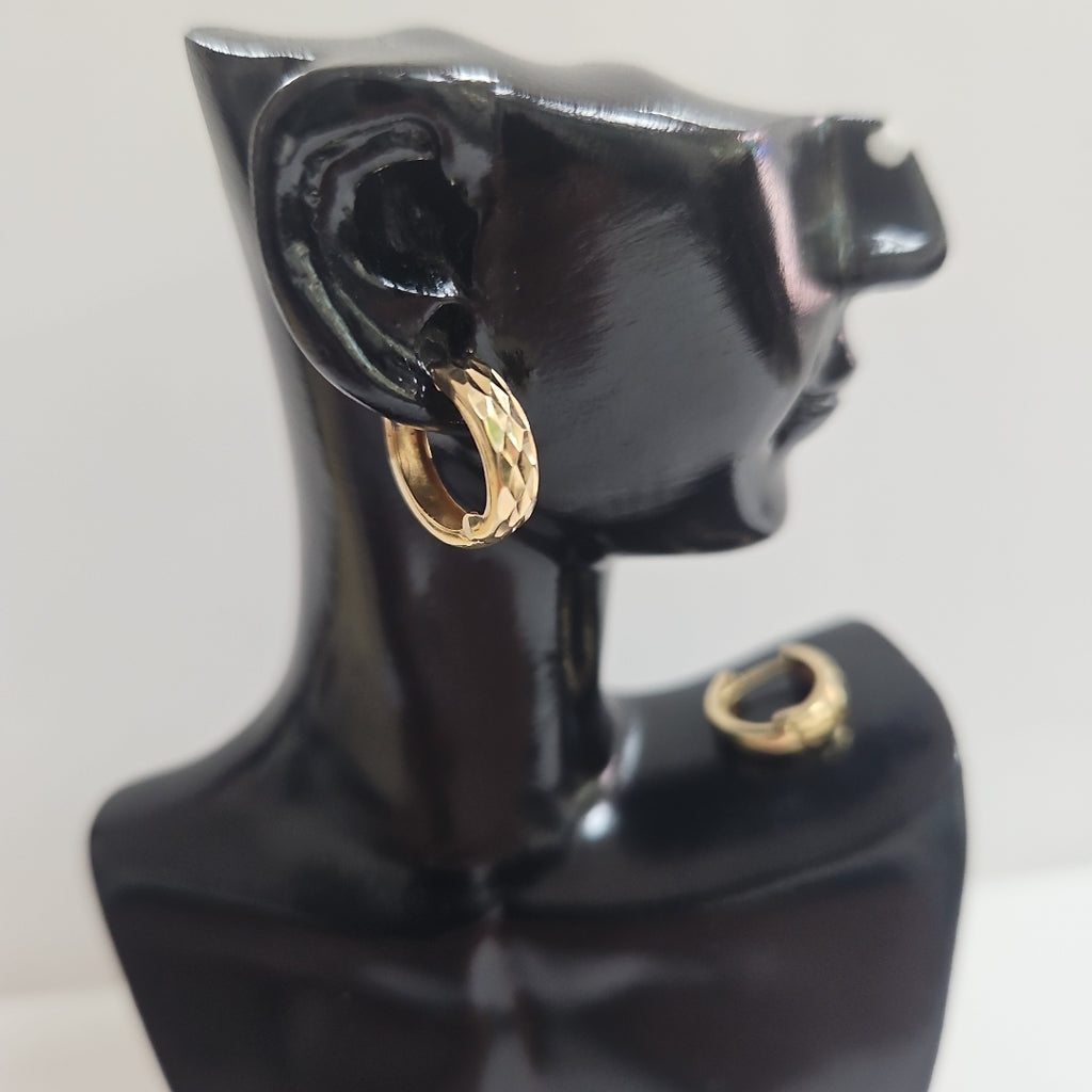 ARRACADAS PAR ORO 14 K 1,10 GRMS (SEMINUEVO)