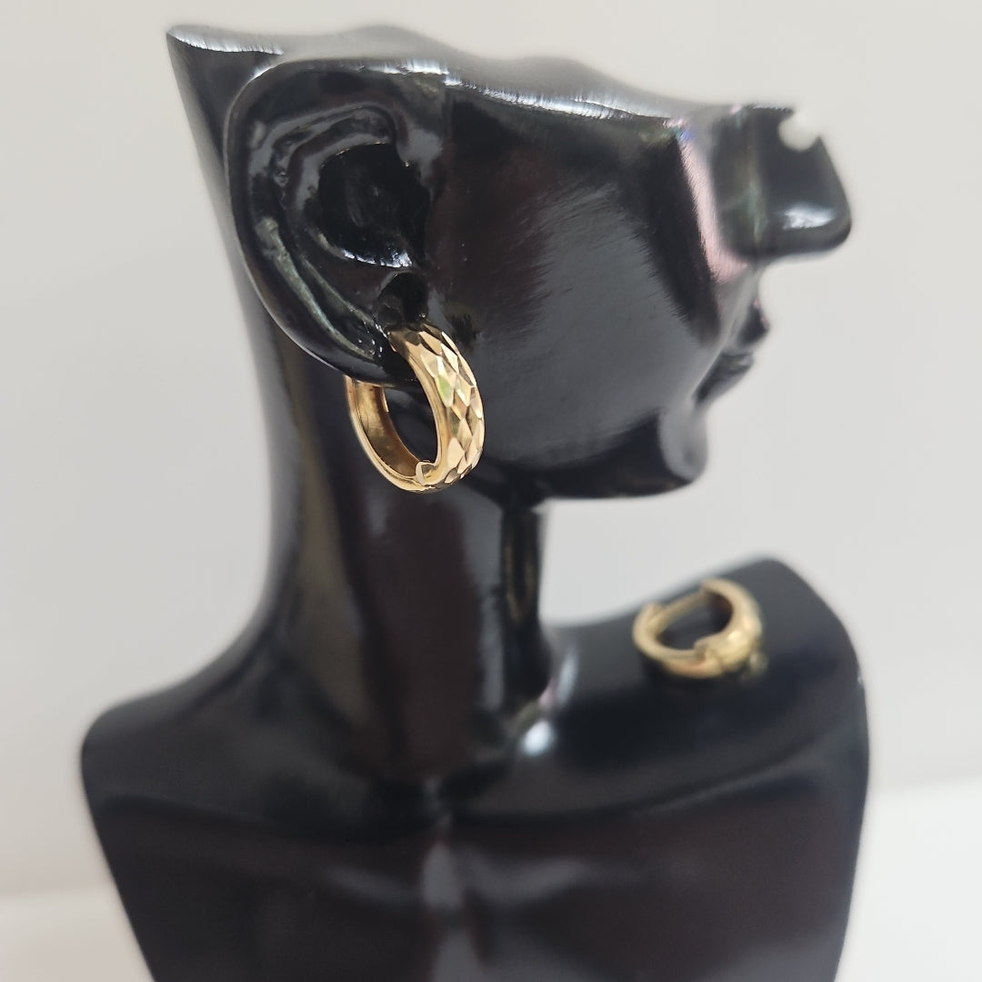 ARRACADAS PAR ORO 14 K 1,10 GRMS (SEMINUEVO)