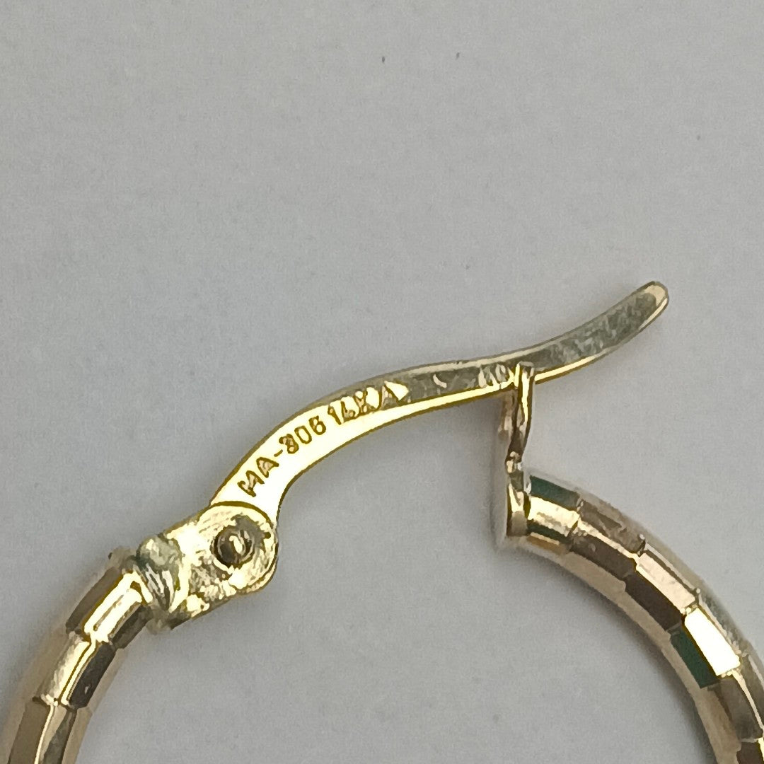 ARRACADAS ORO 14K 1.6 (NUEVO)