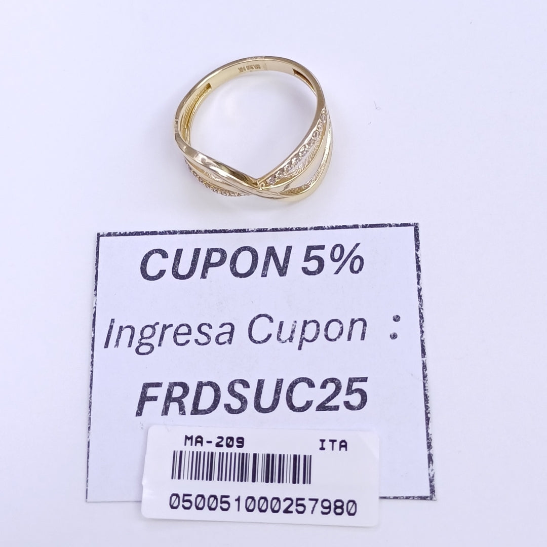 ANILLOS DAMA ORO 14K 2 (NUEVO)