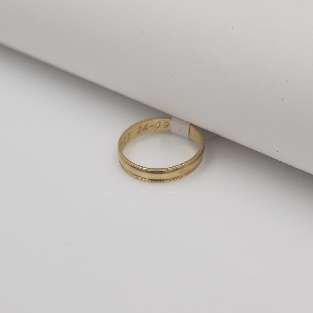 ARGOLLA ORO 14 K 2.2 GRMS (SEMINUEVO)