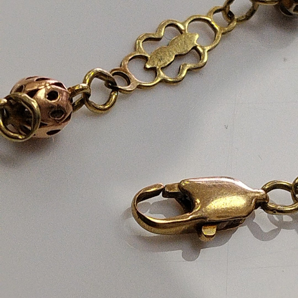 PULSERA ORO,ORO COMBINADO 14 K 3,20 GRMS (SEMINUEVO)