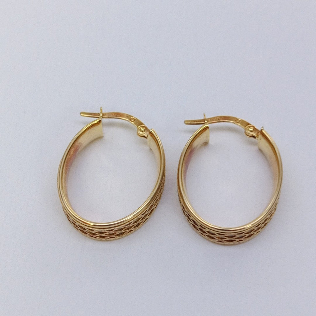 ARRACADAS PAR ORO 14 K 3,00 GRMS (SEMINUEVO)
