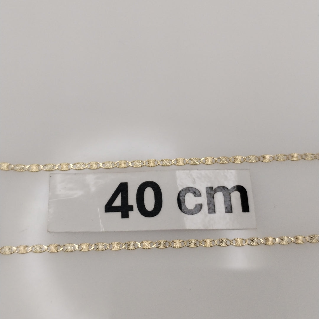 CADENA ORO COMBINADO 10 K 1.4 GRMS (SEMINUEVO)