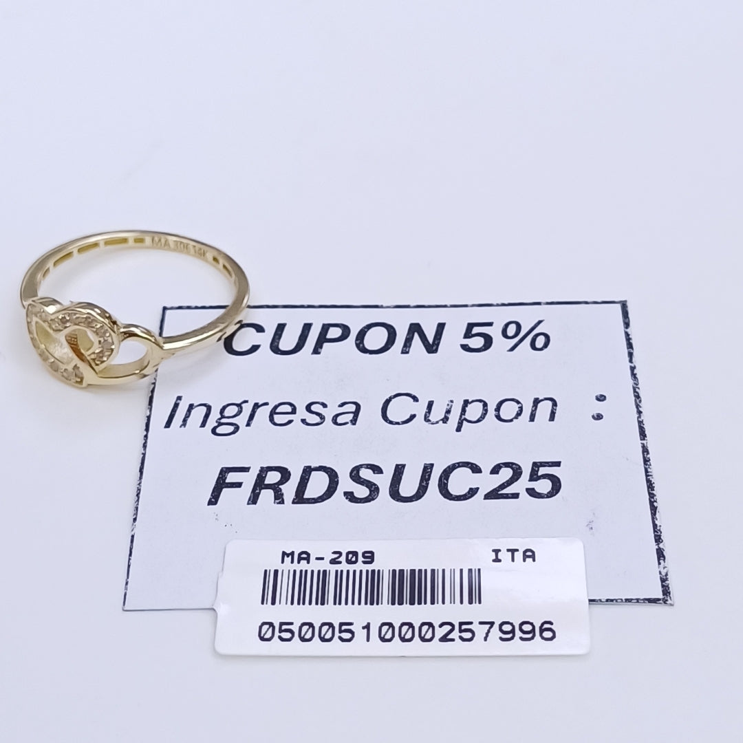 ANILLOS DAMA ORO 14K 1.5 (NUEVO)