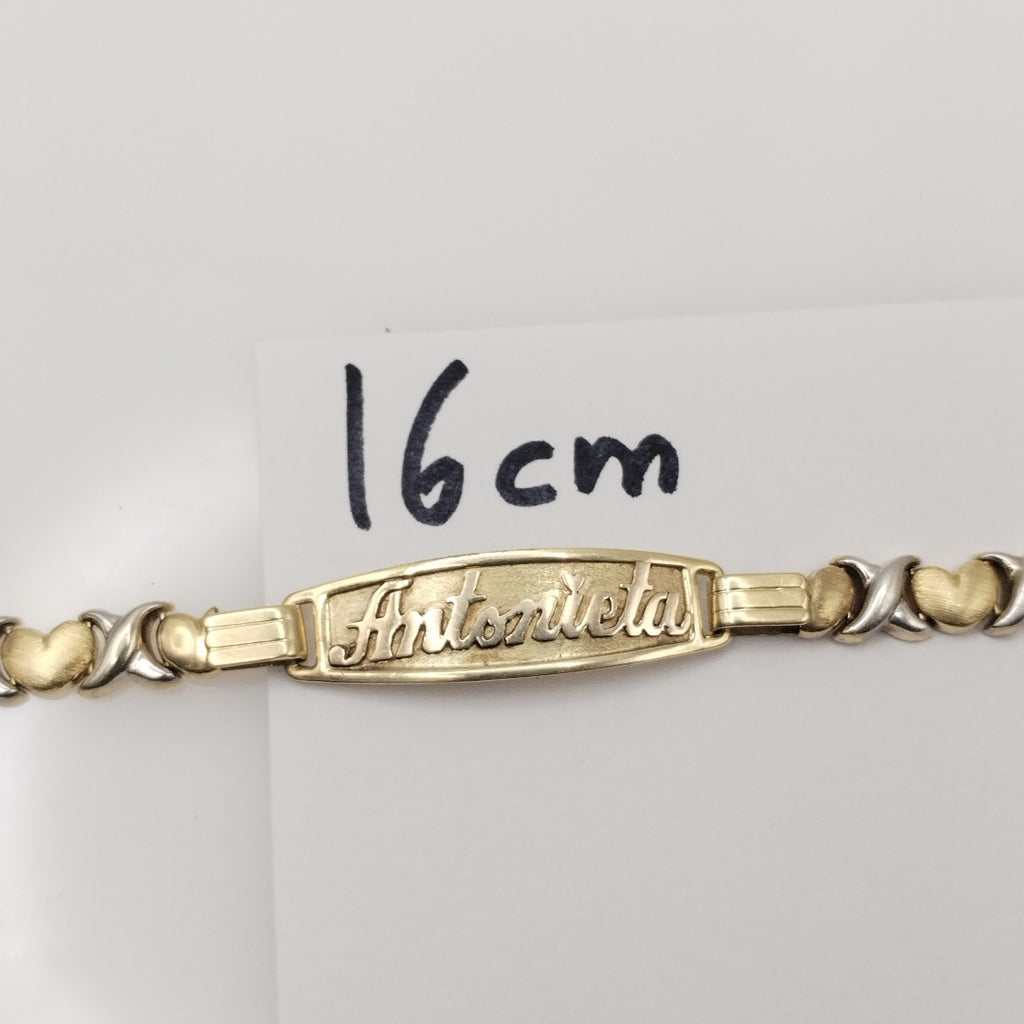 ESCLAVA ORO COMBINADO 14 K 6.2 GRMS (SEMINUEVO)