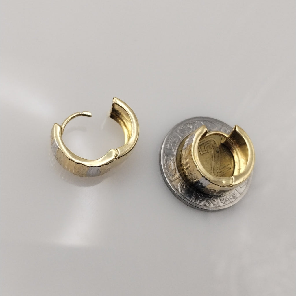 ARRACADAS PAR ORO 14 K 3 GRMS (SEMINUEVO)