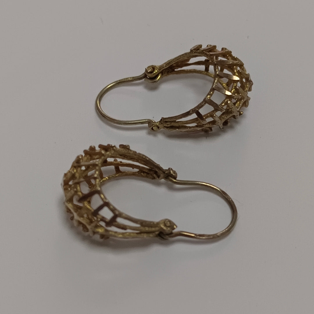 ARETES PAR ORO 10 K 1,90 GRMS (SEMINUEVO)