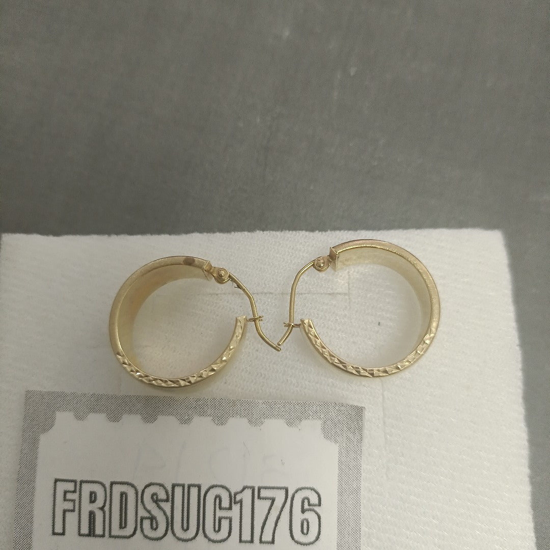 ARRACADAS PAR ORO 14 K 3.6 GRMS (SEMINUEVO)