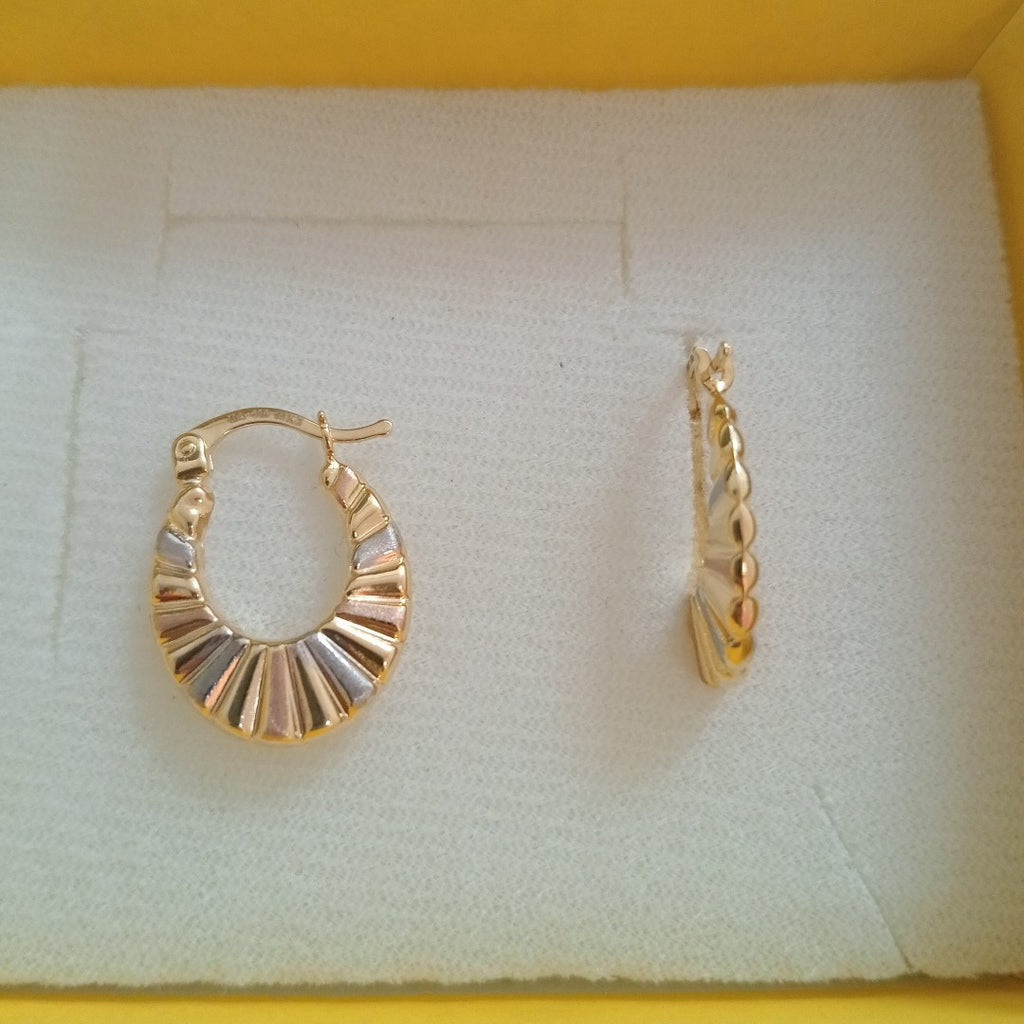 ARRACADAS ORO 14K 1.5 (NUEVO)