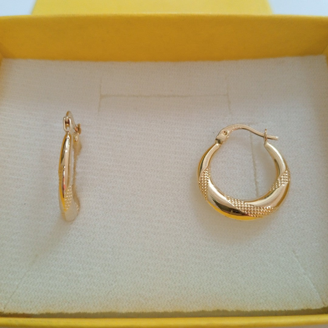 ARRACADAS ORO 14K 1.7 (NUEVO)