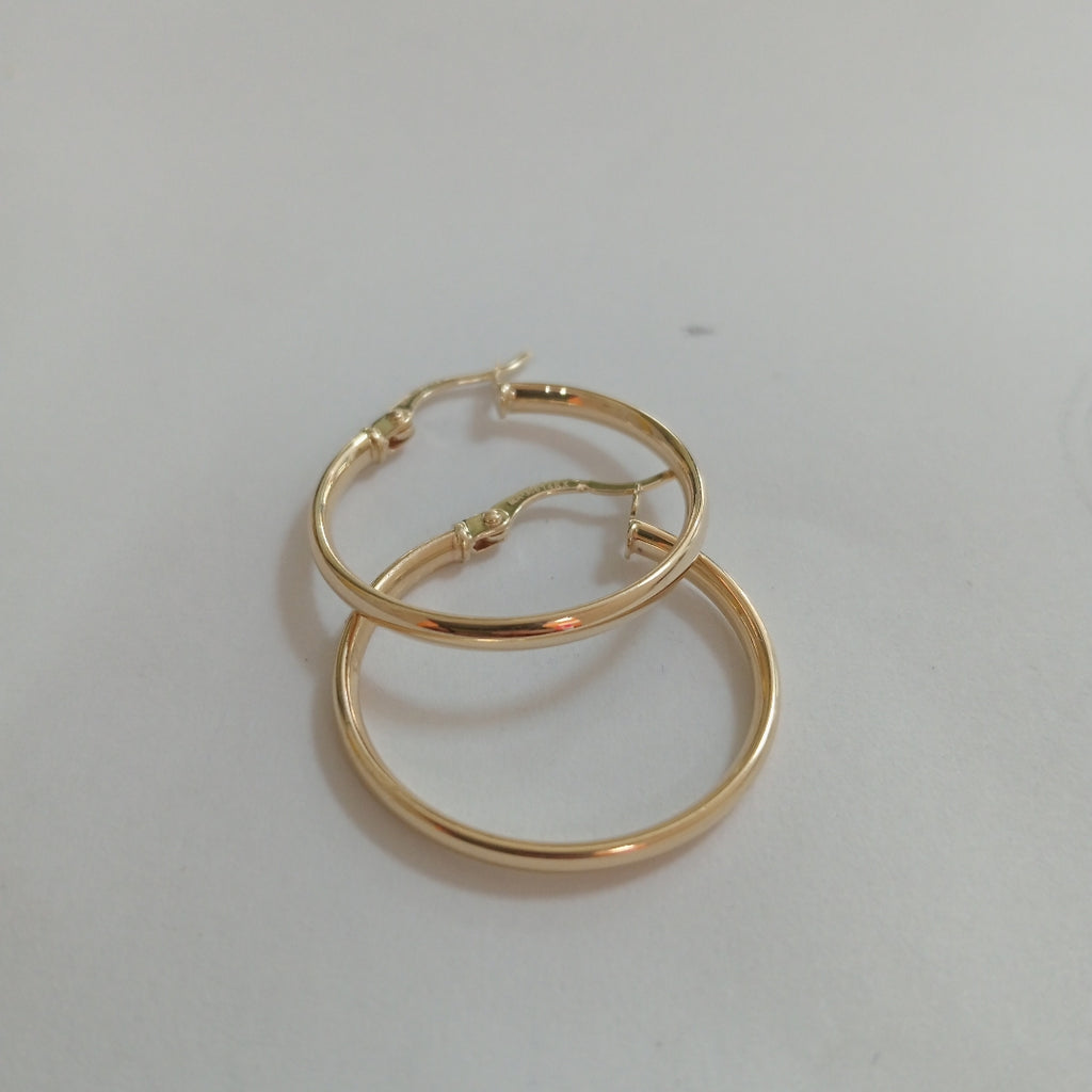 ARRACADAS ORO 14K 1.5 (NUEVO)