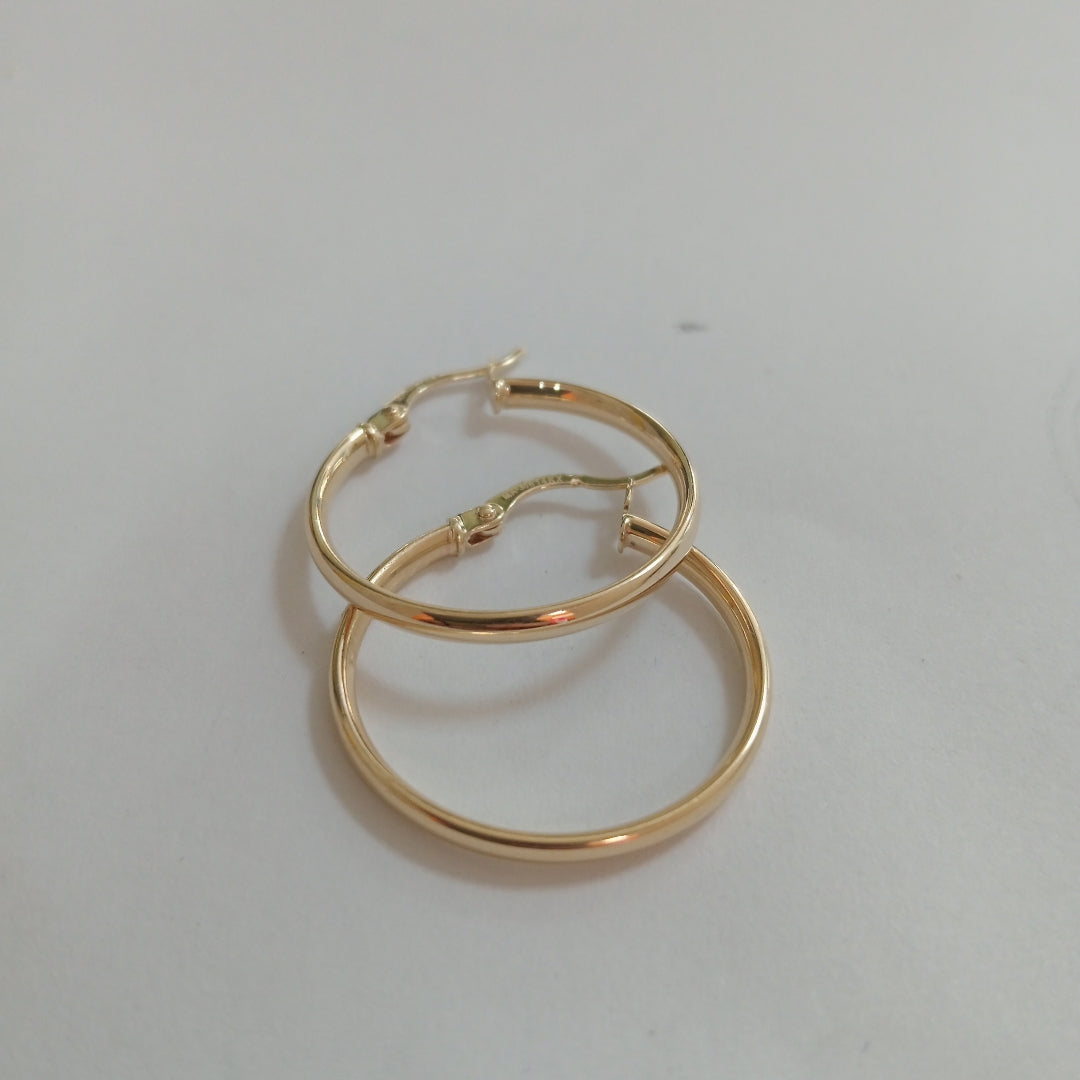ARRACADAS ORO 14K 1.5 (NUEVO)