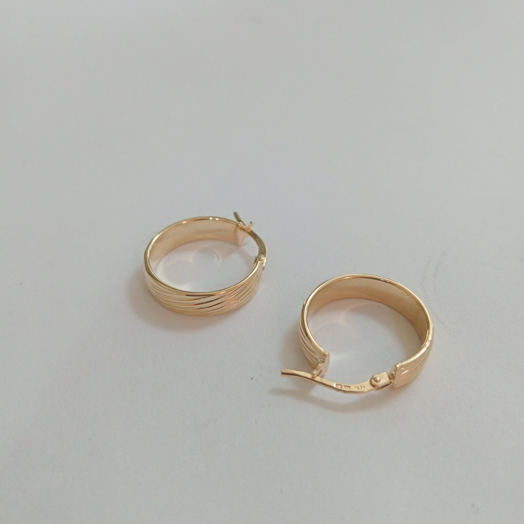ARRACADAS ORO 14K 1.9 (NUEVO)