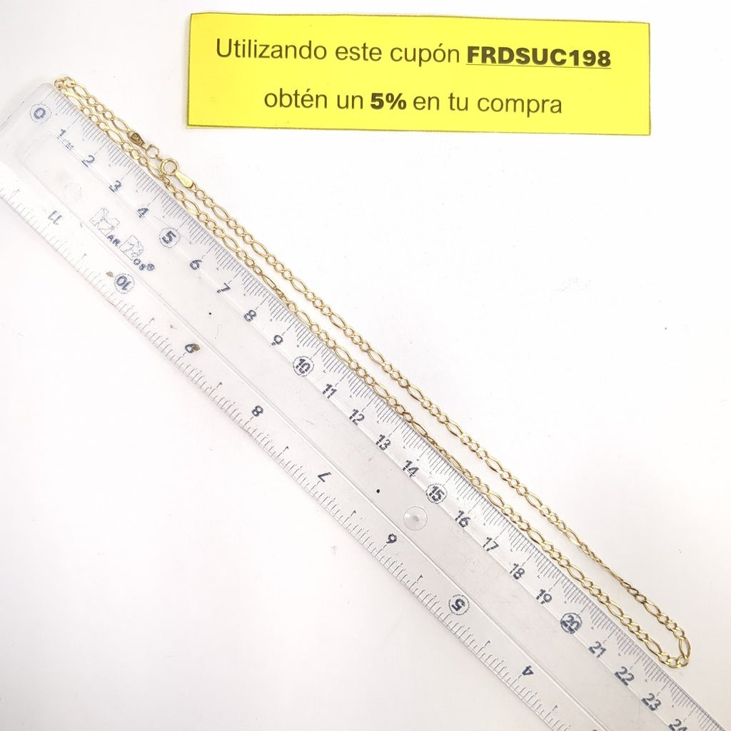 CADENA ORO 10 K 3.9 GRMS (SEMINUEVO)