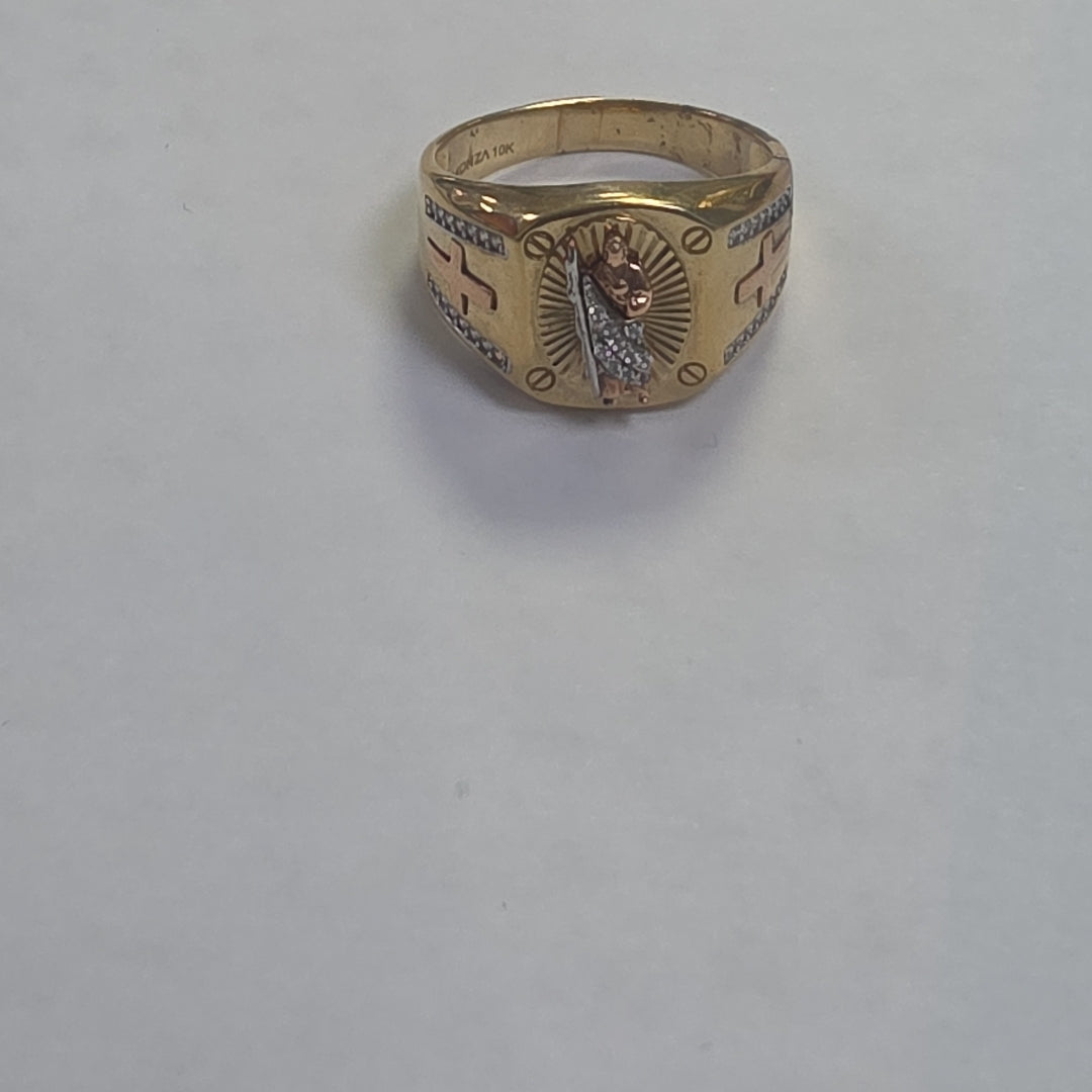 ANILLO ORO 10 K 5.9 GRMS (SEMINUEVO)