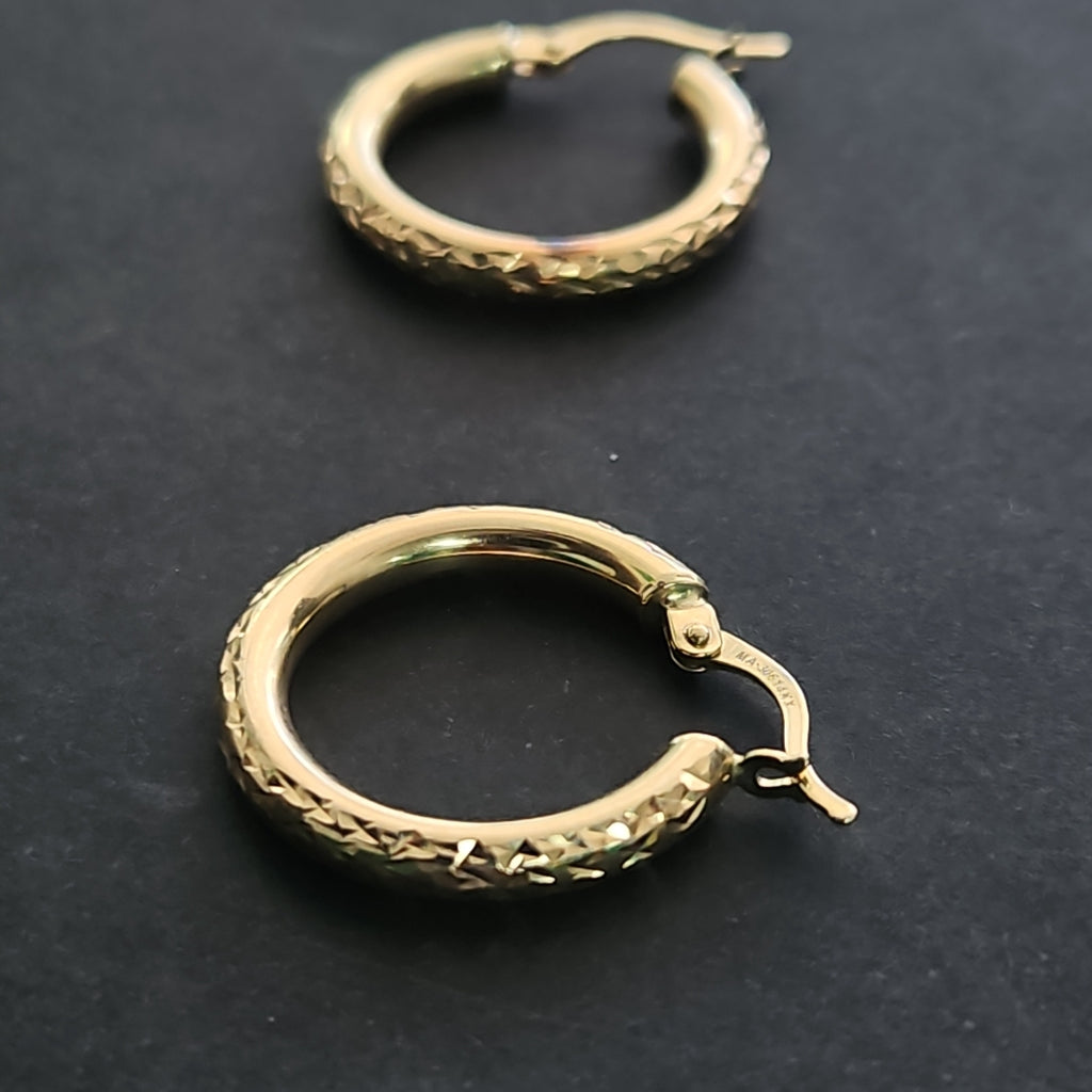 ARRACADAS PAR ORO 14 K 4,00 GRMS (SEMINUEVO)